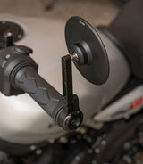 Kit Specchietti Bar End Slim con Adattatori per Guerrilla / Himalayan 450 e Interceptor 650 fino al 2022 - cafetwin