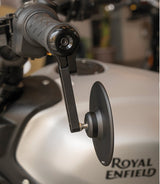 Kit Specchietti Bar End Slim con Adattatori per Guerrilla / Himalayan 450 e Interceptor 650 fino al 2022 - cafetwin