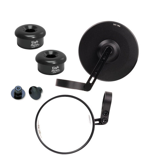 Kit Rétroviseurs Bar End Slim avec Adaptateurs pour Honda CB350