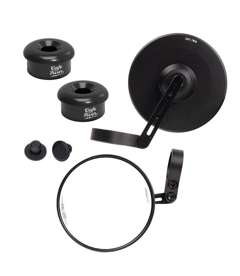 Mirrors  Slim Kit with Adapters for Interceptor 650 from 2018 to 2022 - cafetwin