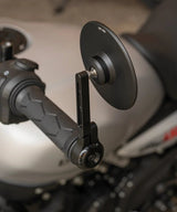 Kit Specchietti Bar End Slim con Adattatori per Interceptor 650 dal 2018 al 2022 - cafetwin
