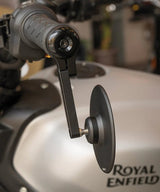 Kit Specchietti Bar End Slim con Adattatori per Interceptor 650 dal 2018 al 2022 - cafetwin