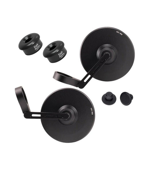 Slim Bar End Mirror Kit with Adapters for Moto Guzzi V7 and V9 