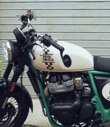 Kit Rétroviseurs Bar End Slim avec adaptateurs pour Royal Enfield - cafetwin