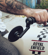Kit Rétroviseurs Bar End Slim avec adaptateurs pour Royal Enfield - cafetwin