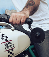 Kit Rétroviseurs Bar End Slim avec adaptateurs pour Royal Enfield - cafetwin