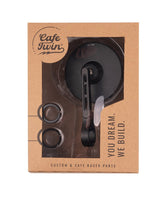 Slim Bar End Mirror Kit with Adapters for Ducati Scrambler - cafetwin