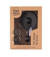 Slim Bar End Mirror Kit with Adapters for Scrambler Ducati - cafetwin