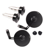 Slim Bar End Mirror Kit with Adapters for Scrambler Ducati - cafetwin