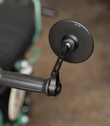 Slim Bar End Mirror Kit with Adapters for Scrambler Ducati - cafetwin