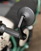 Kit Specchietti Moto Bar End Rocker con Adattatori per Royal Enfield - cafetwin