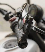 Slim Mirror Kit with Bar End Adapters for Guerrilla / Himalayan 450 and Interceptor up to 2022 - cafetwin