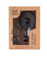 Slim Bar End Mirror Kit with Adapters for Interceptor 650 from 2018 to 2022 - cafetwin