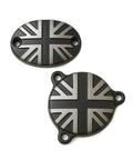 Kit Tappo Carter e Tappo Olio "Union Jack" per Royal Enfield 350cc - cafetwin