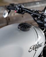 Monza "Union Jack" Cap Kit for Triumph and HD - BLACK - cafetwin
