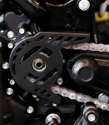 Kit Bouchon d'Huile, Protège-chaîne, Cache-pignon Guerrilla 450 - Cafe Twin - cafetwin