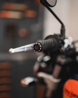 Handlebar End Caps + Grips Kit for Interceptor and Continental GT 650 - cafetwin