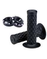 Handlebar End Caps + Grips Kit for Interceptor and Continental GT 650 - cafetwin