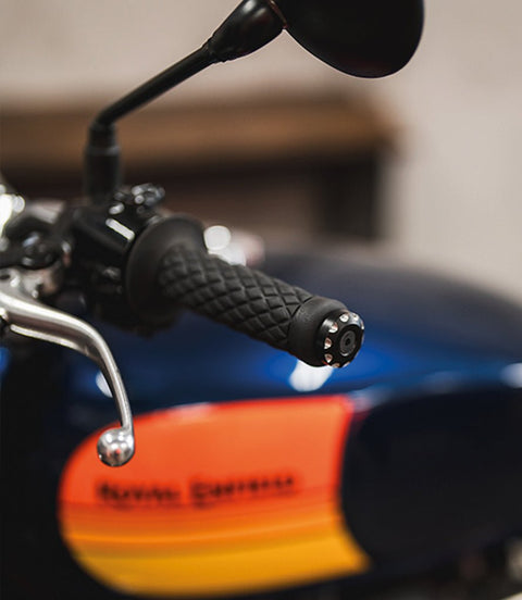 Kit Terminali Manubrio + Manopole per Interceptor e Continental GT 650 - cafetwin