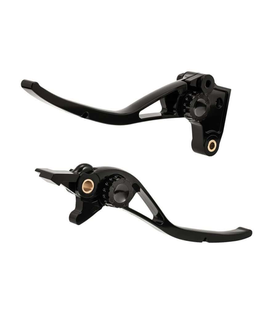 Leve Freno E Frizione Corte In Alluminio CNC Per Triumph Thruxton 2004-2015 – Regolabili 6 Posizioni, Colore Nero