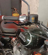 Leviers de frein et d’embrayage noirs réglables pour Super Meteor / ShotGun 650 / Classic 650 - cafetwin