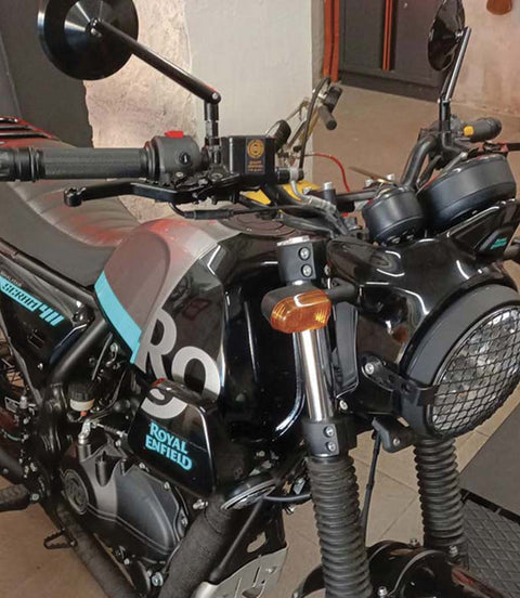 Leve Freno e Frizione Nere Regolabili per Royal Enfield