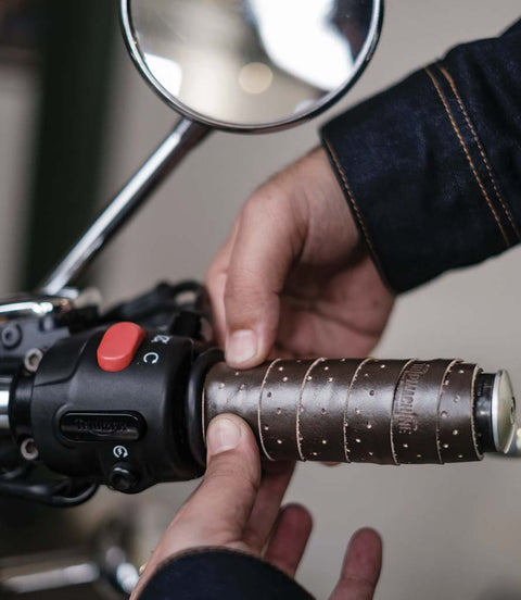 Grips Moto Perforated Coffee Trip Machine