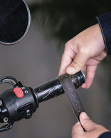 Trip Machine Perforated Cafe Motorcycle Grips - cafetwin