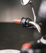 Poignées Moto Cognac Perforé Trip Machine - cafetwin