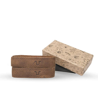 Grips Perforated Brown Motorcycle Trip Machine - cafetwin