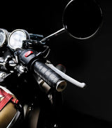 Poignées Moto Noires Perforées Trip Machine - cafetwin