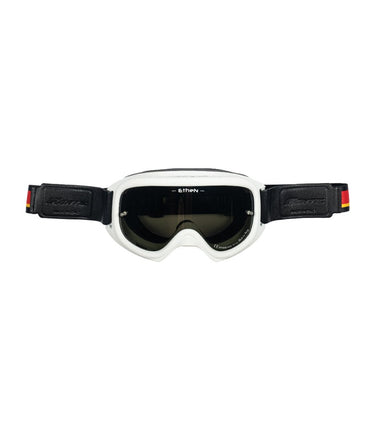 Masque Moto Fantic Caballero Blanc - cafetwin