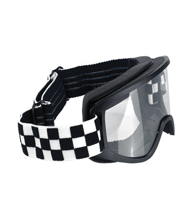 Masque Moto 2.0 Biltwell Noir / Damier - cafetwin