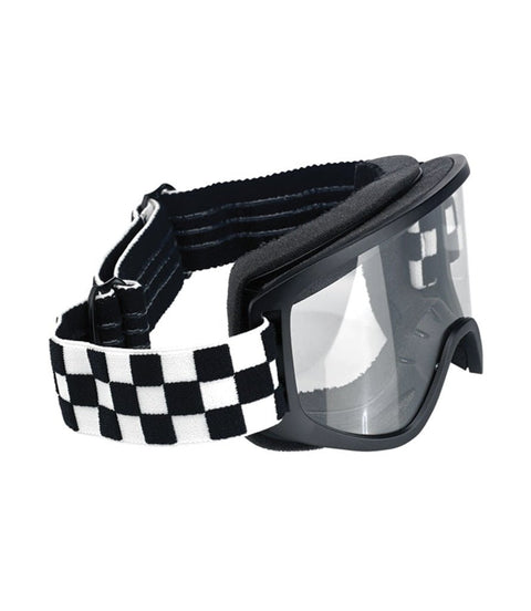 Mascherina Moto 2.0 Biltwell Nera / Scacchi - cafetwin