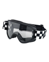 Mascherina Moto 2.0 Biltwell Nera / Scacchi - cafetwin
