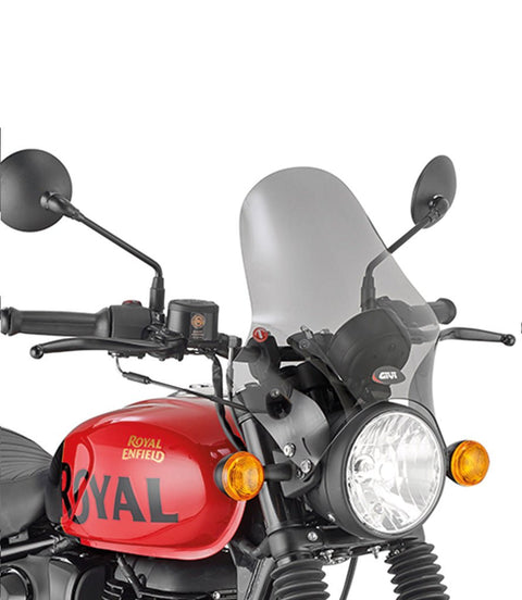 Parabrezza Alto per HNTR 350 con Staffe A210 - GIVI - cafetwin