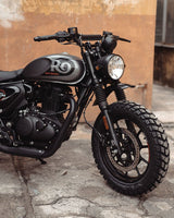 Paracolpi Manubrio - Cafe Twin x Trip Machine - Nero - cafetwin