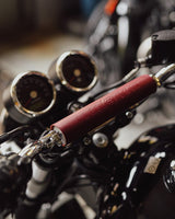 Paracolpi Manubrio - Cafe Twin x Trip Machine - Rosso - cafetwin