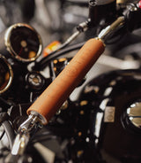 Handlebar Bumper - Cafe Twin x Trip Machine - Vintage Tan - cafetwin