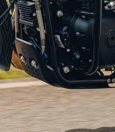 Parachoques para Negro Bear / Interceptor / Continental GT 650 - Royal Enfield - cafetwin
