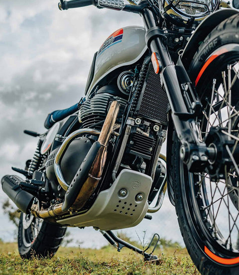 Paracolpi Silver per Bear / Interceptor / Continental GT 650 - Royal Enfield - cafetwin