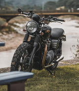 Short Black Front Mudguard for Triumph from 2016 - cafetwin