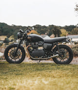 Short Black Front Mudguard for Triumph from 2016 - cafetwin