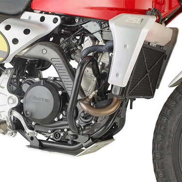 Black Engine Guard for Caballero 500 from 2018 - GIVI - cafetwin