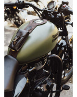 Paraserbatoio con Borsa per Meteor 350 - Cafe Twin x Trip Machine Marrone - cafetwin