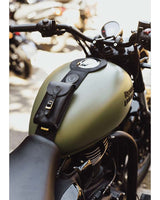 Paraserbatoio con Borsa per Meteor 350 - Cafe Twin x Trip Machine Nero - cafetwin