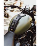 Tank Cover with Bag for Meteor 350 - Cafe Twin x Trip Machine Black - cafetwin