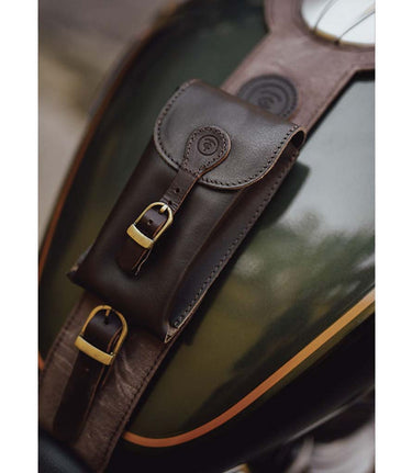 Tank Cover with Bag for Super Meteor 650 - Cafe Twin x Trip Machine Brown - cafetwin