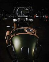 Brown Tank Pad for Triumph 400 cc - cafetwin
