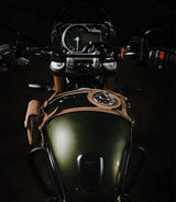 Tank Cover Brown for Triumph 400 cc - cafetwin